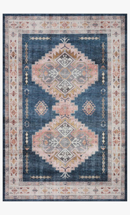 Loloi II Adrian ADR-04 Denim Multi Rug - 2 ft x 5 ft