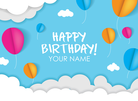 personalised birthday banner