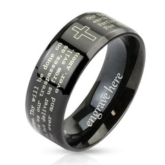 mens lord prayer purity ring