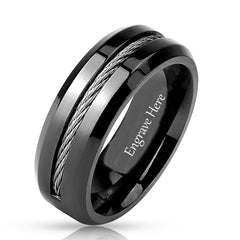 personalized mens promise ring