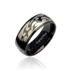 tribal pattern ring