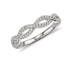 diamond infinity ring