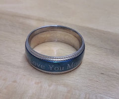 engraved mens promise ring