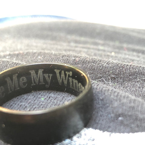 personalized mens ring