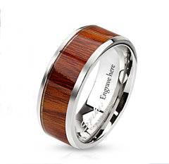 wood inlay ring