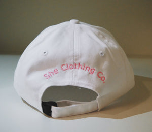 Girl Power Cap in White