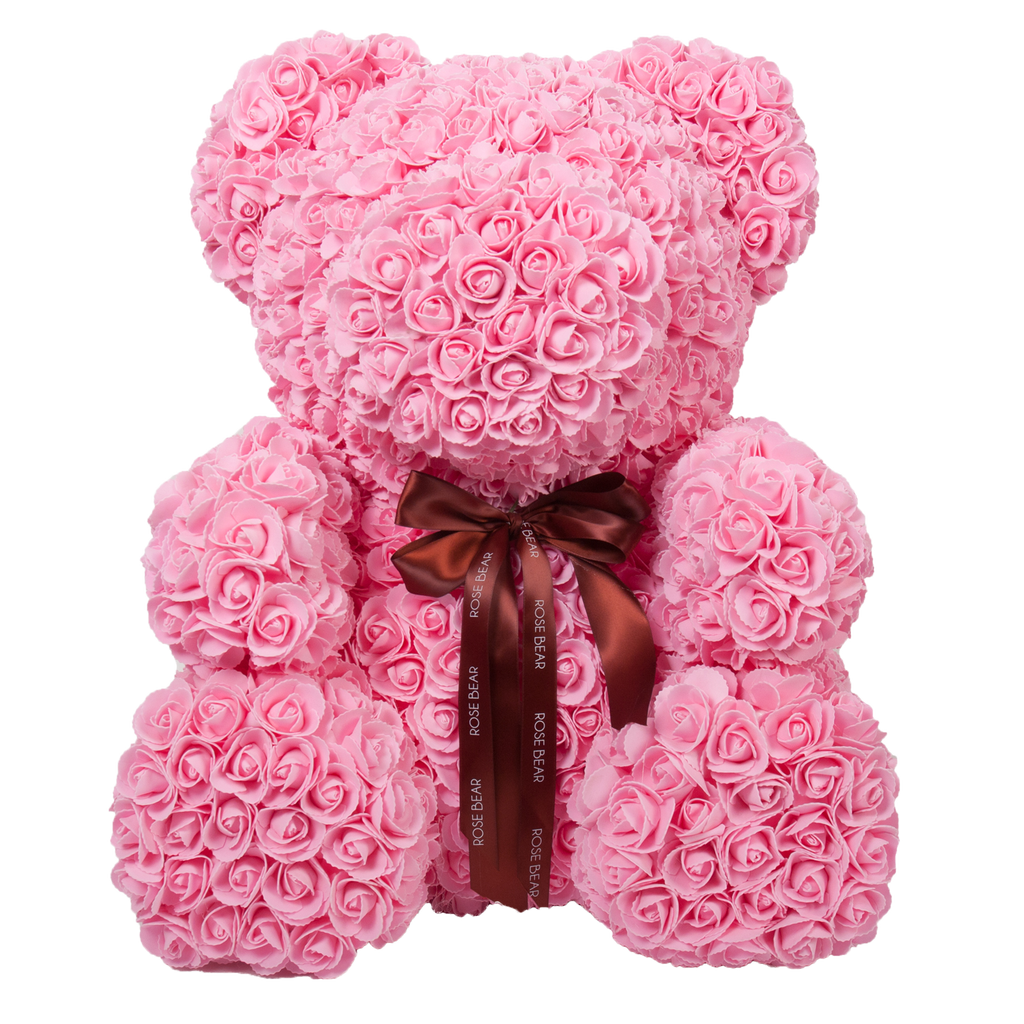 real rose teddy bear