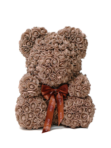 teddy bear with paper