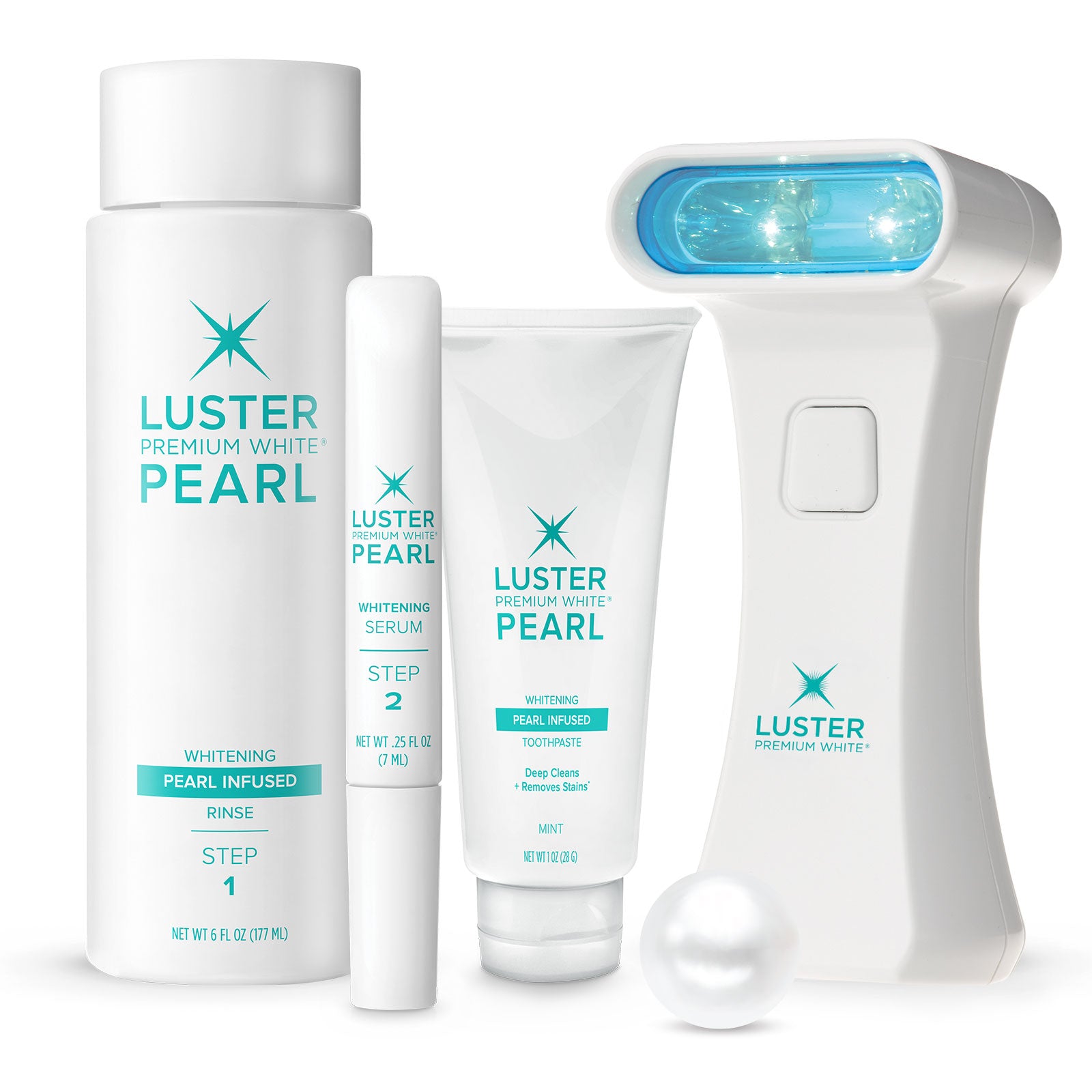 Pearl Infused Pro Light Dental Whitening System – Luster ...