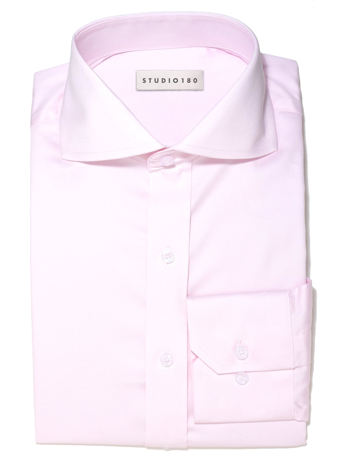 Pink Cotton Twill Dress Shirt – Studio 180