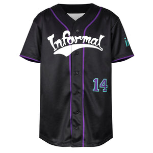 INFORMAL APPAREL | Baseball Jersey : Black