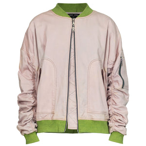 IA-1 Bomber Jacket : Pink Denim