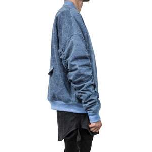 INFORMAL APPAREL | IA-1 Bomber Jacket : Light Blue Denim