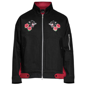 Panther Pilot Jacket 2.0 : Black/Red