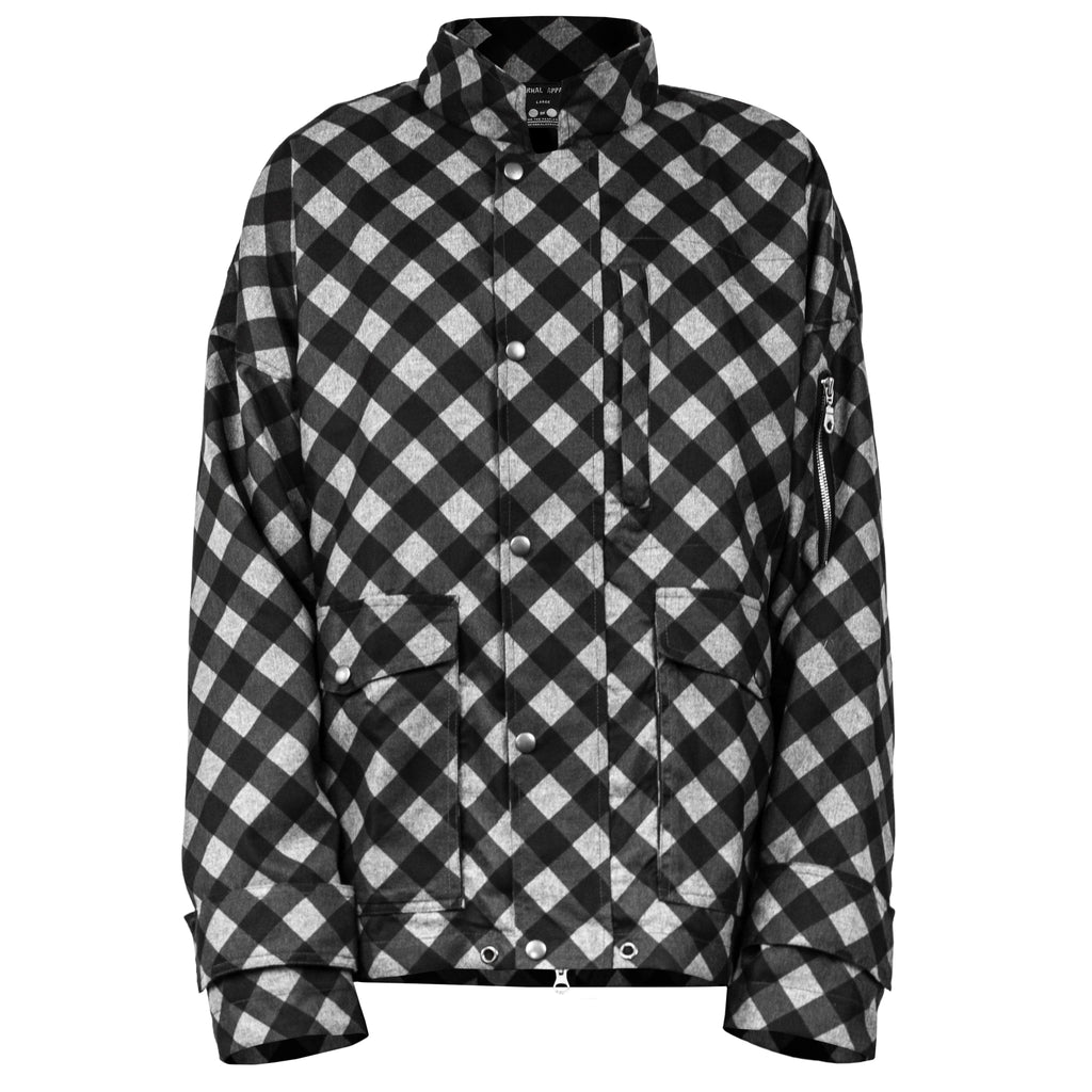 I-65 Pilot Jacket : Diagonal Buffalo Plaid