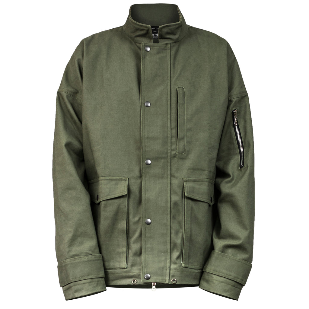 I-65 Pilot Jacket : Olive Duck Canvas