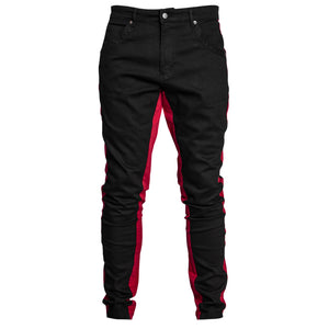 Track Jeans : Black/Scarlet