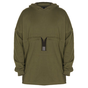 Split Hoody : Olive