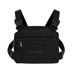 Logo Chest Pack : Black