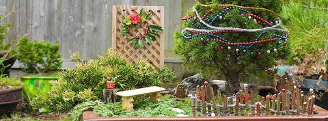 Christmas in the Miniature Garden