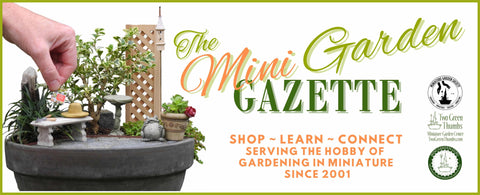 The Mini Garden Gazette Newsletter Banner