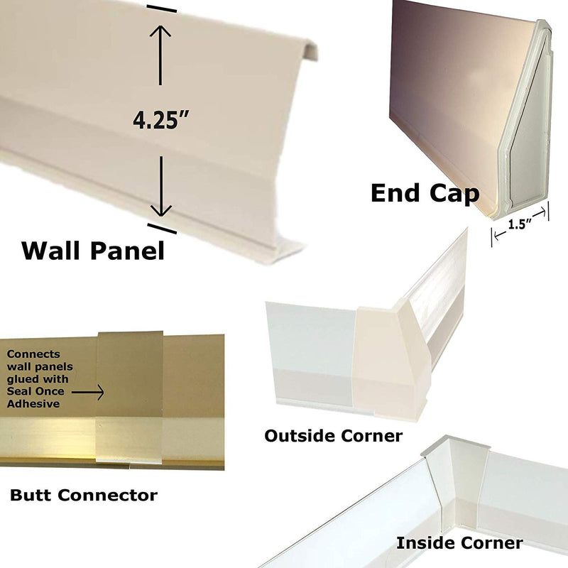 baseboard waterproofing system