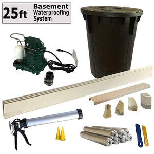 baseboard waterproofing system