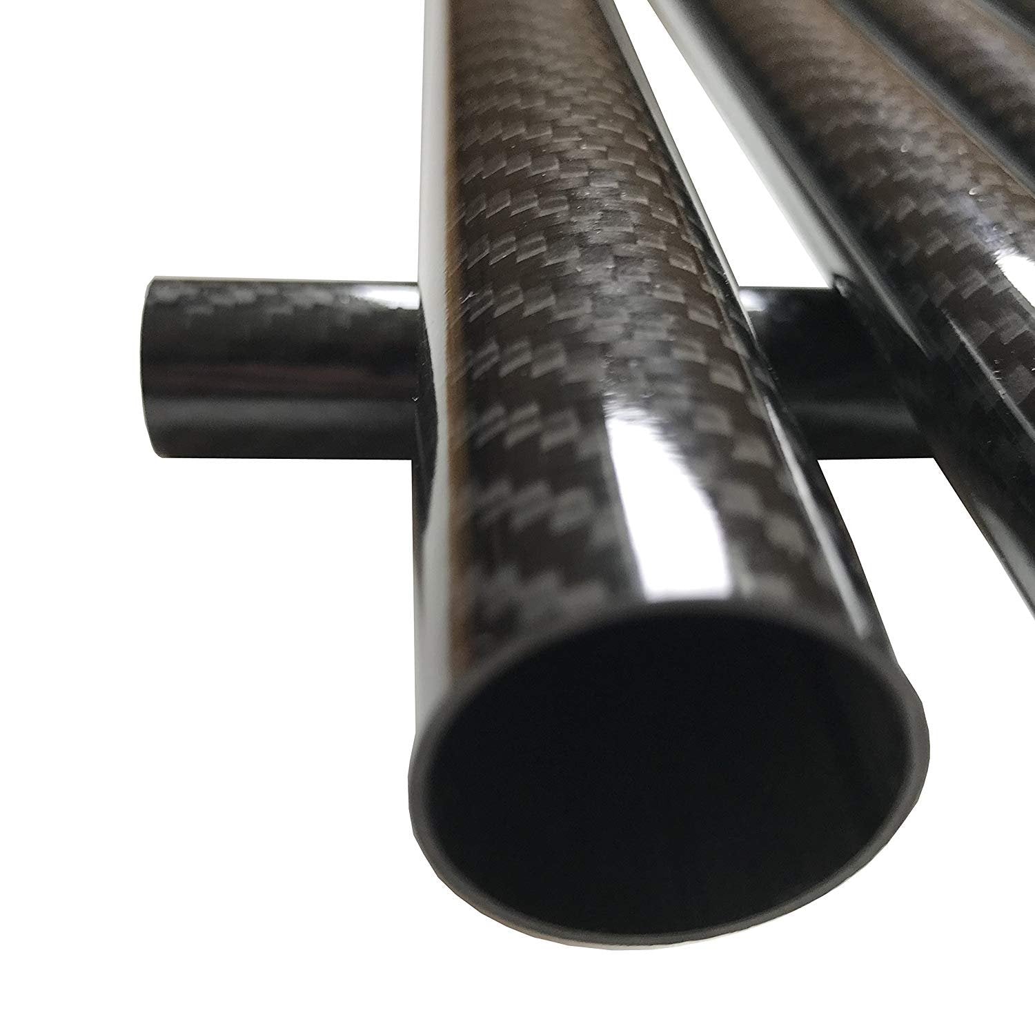 4 Carbon Fiber Tubes 25mm X 23mm X 1000mm 3k Roll Wrapped 100 C 
