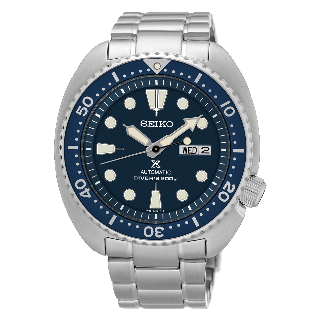 SEIKO PROSPEX TURTLE AUTOMATIC 200m DIVER NAVY SRP773