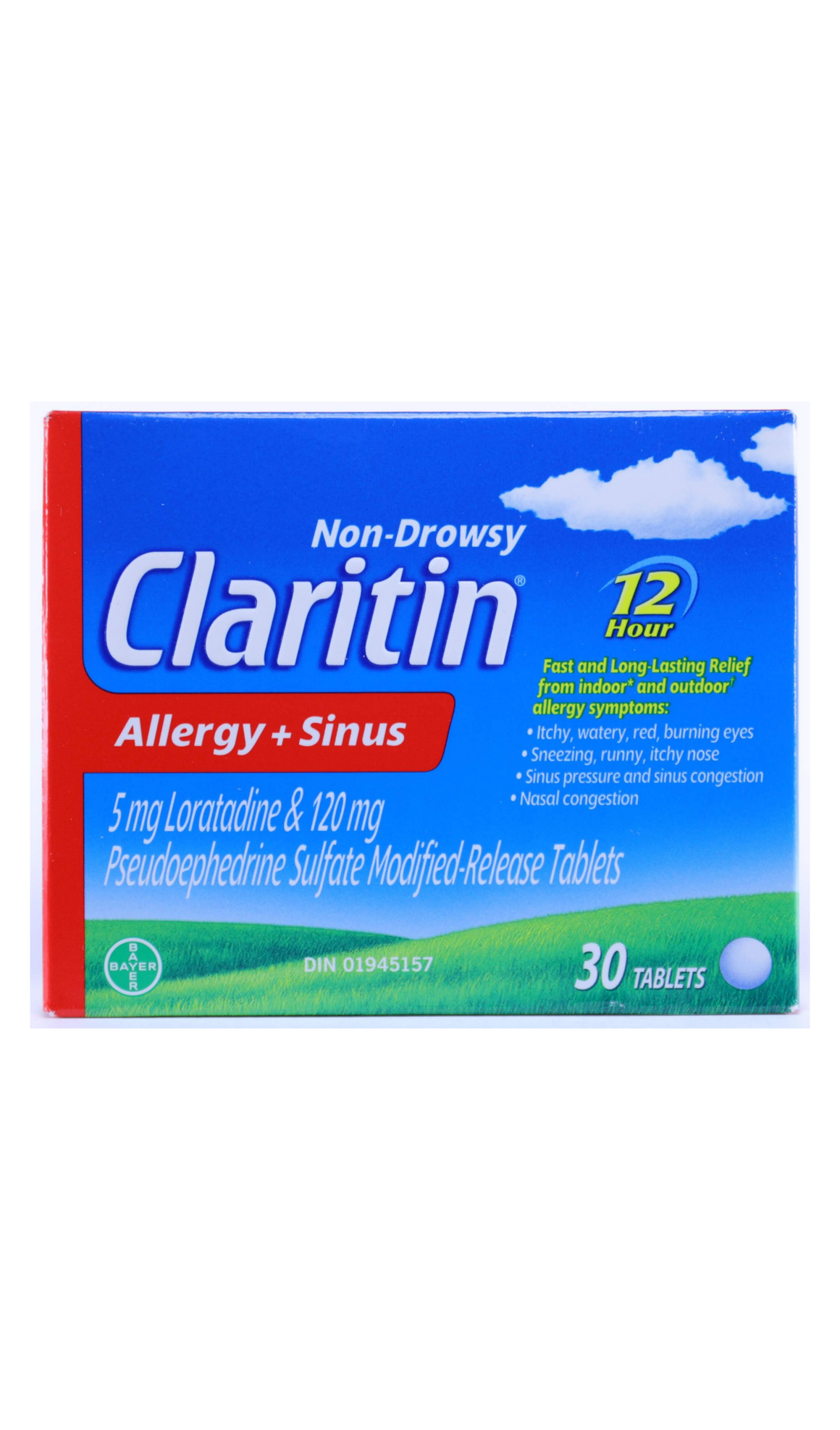 Claritin Allergy & Sinus, 30 Tablets Green Valley Pharmacy