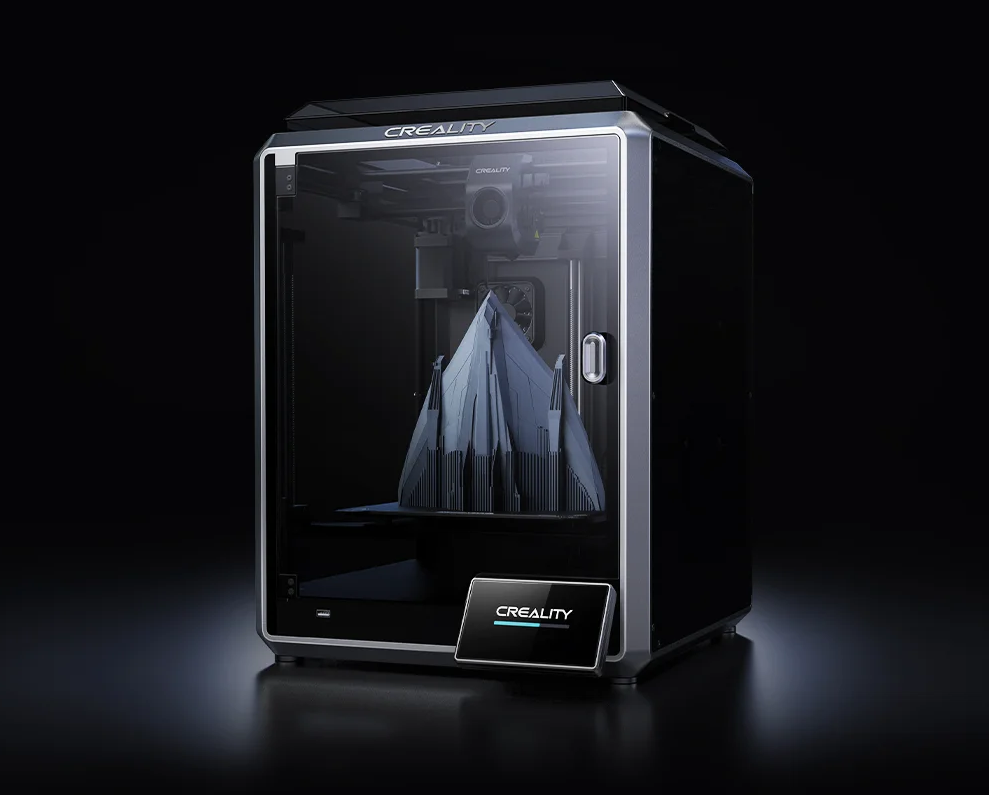 Creality K1 Max FDM 3D Printer CoreXY with 300x300x300mm Large Build  600mm/s Printing Speed Large Hotend Buit-in AI LiDAR and AI Camera Smart  G-sensor Support Support Dual Hands-free Aut 