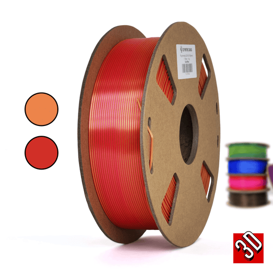 Or/Cuivre - Filament PLA Soie Bicolore Polychromatique - 1.75mm, 1 kg – 3D  Printing Canada