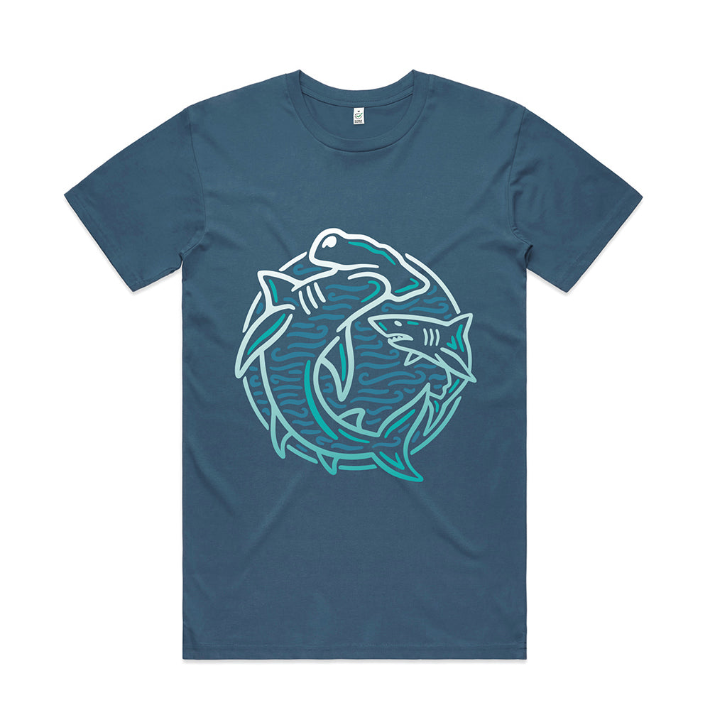 Shark Scene T-shirt / Back Print