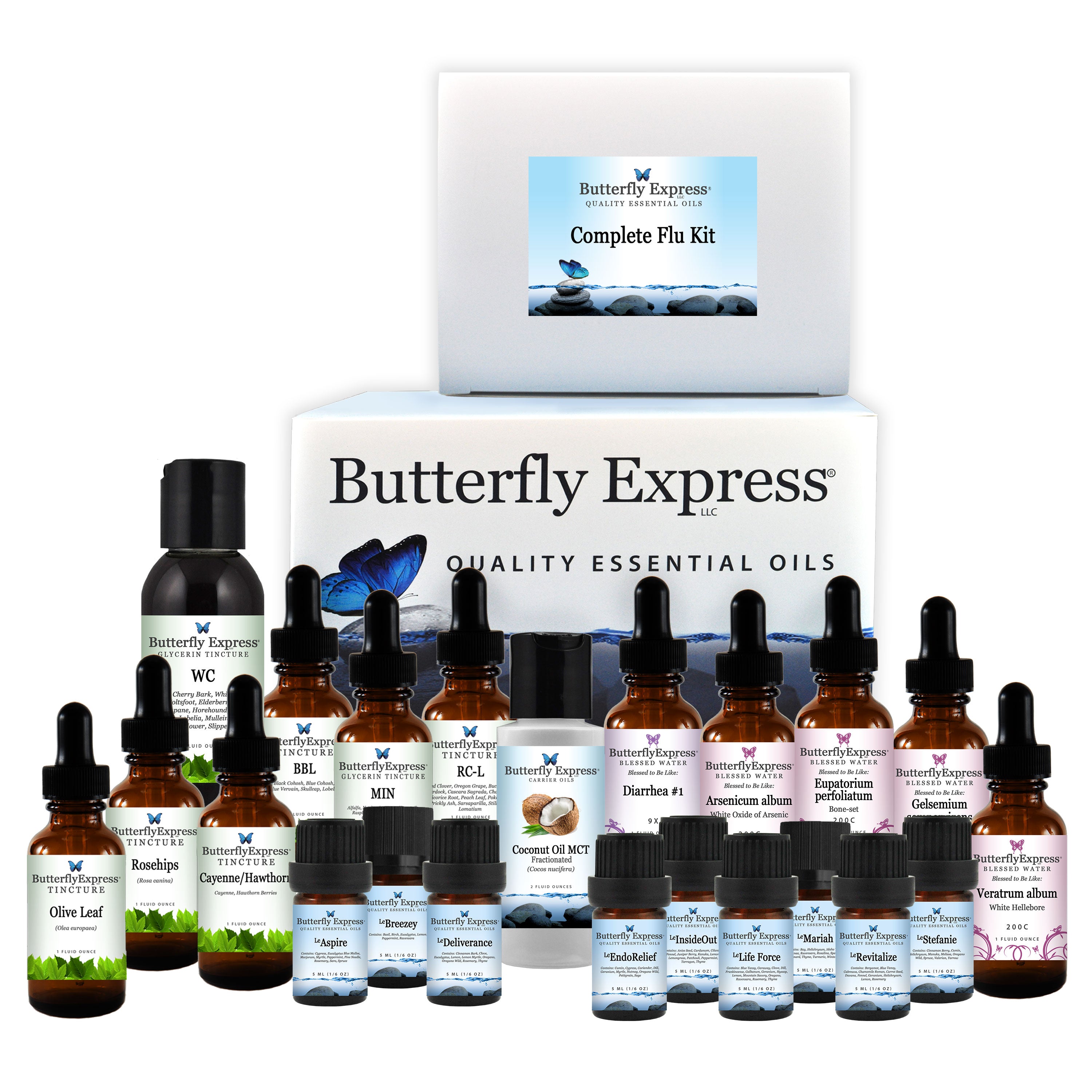 Complete Flu Kit – Butterfly Express Quality Essential Oils