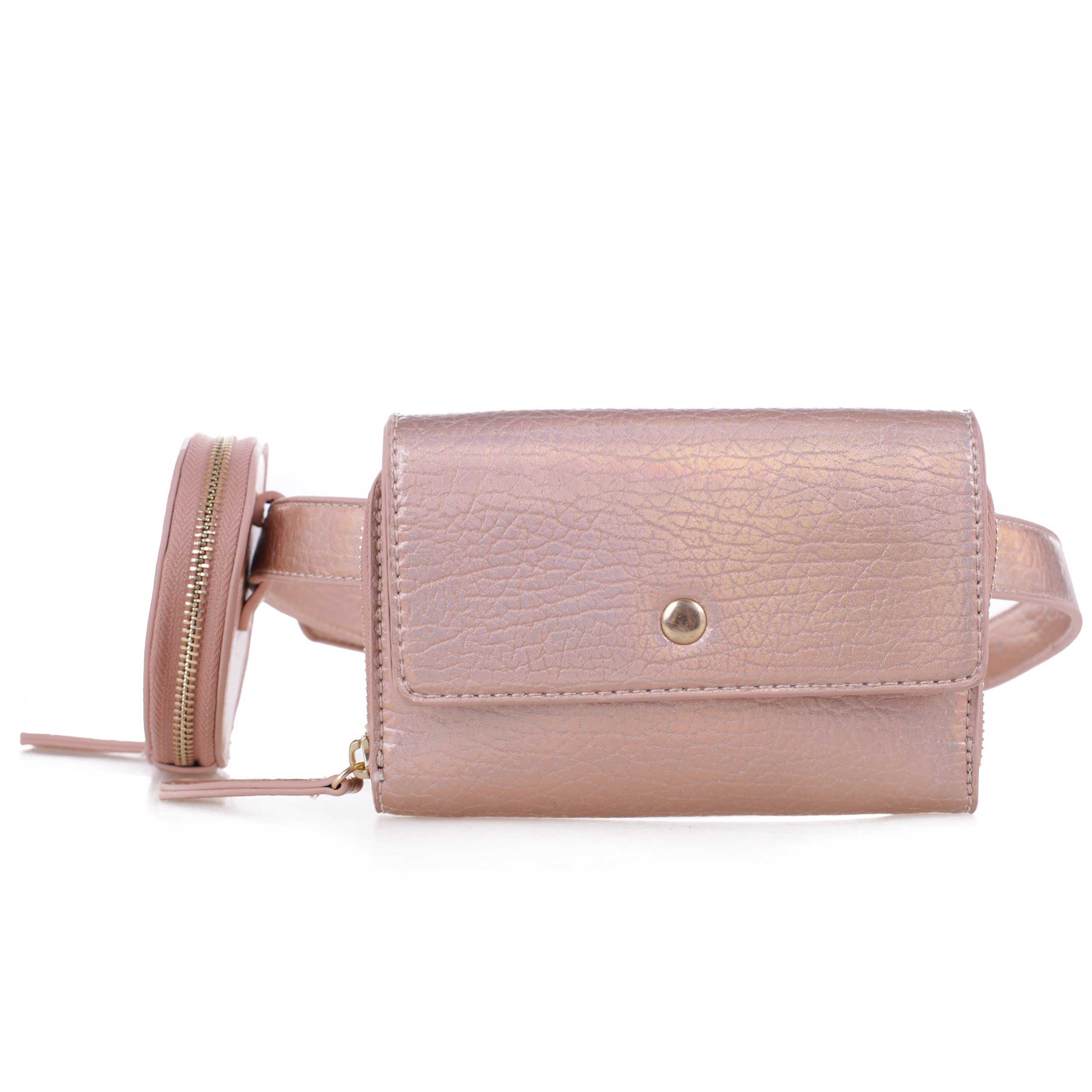 rose gold belt bag