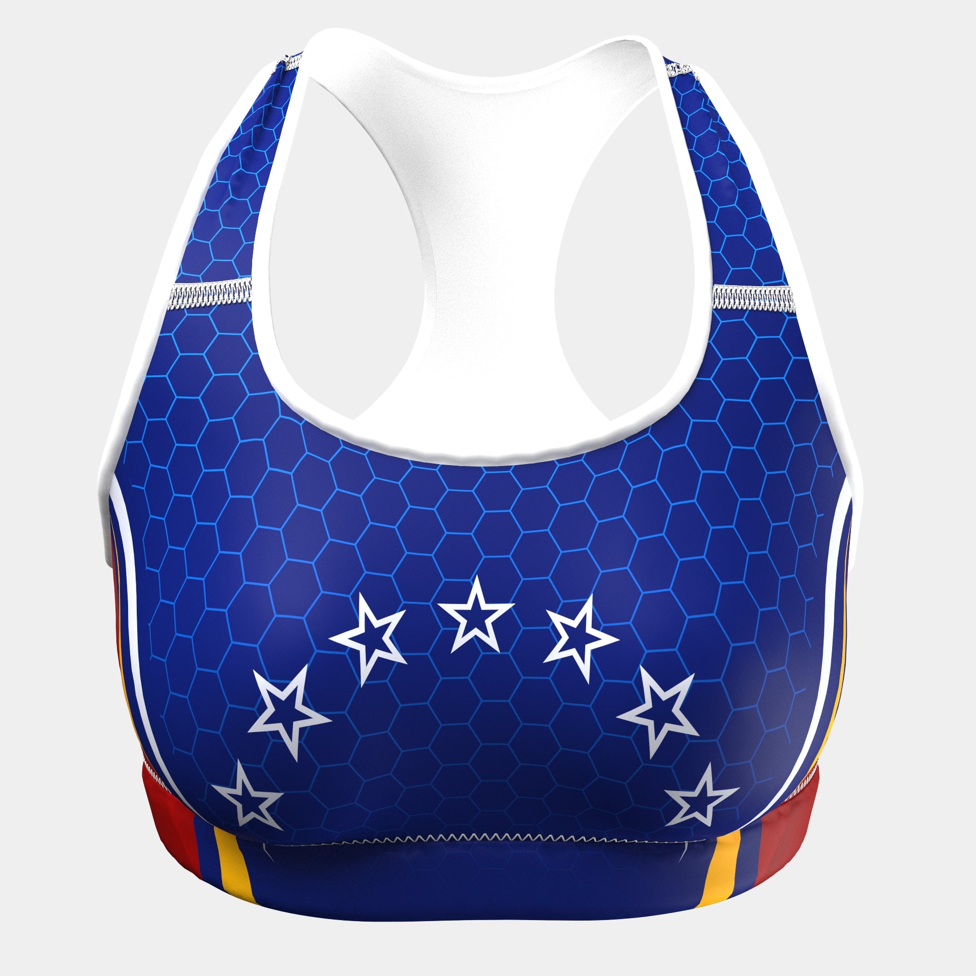 Venezuela Sports Bra (Women) Tricolor Camo - 7 Stars - Venezuela Mundial