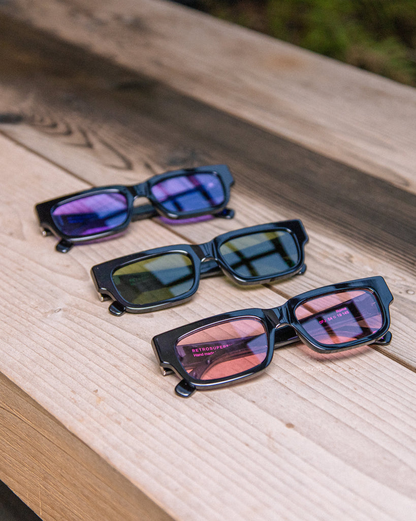 Lunettes de soleil RetroSuperFuture x Born x Raised Roma