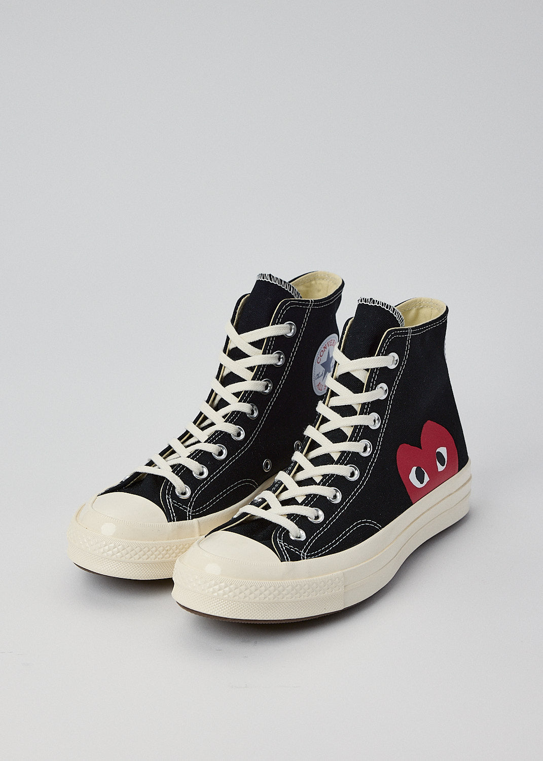 Comme des Garçons PLAY - Black CDG Chuck High Sneakers | 1032 SPACE – 1032 Space