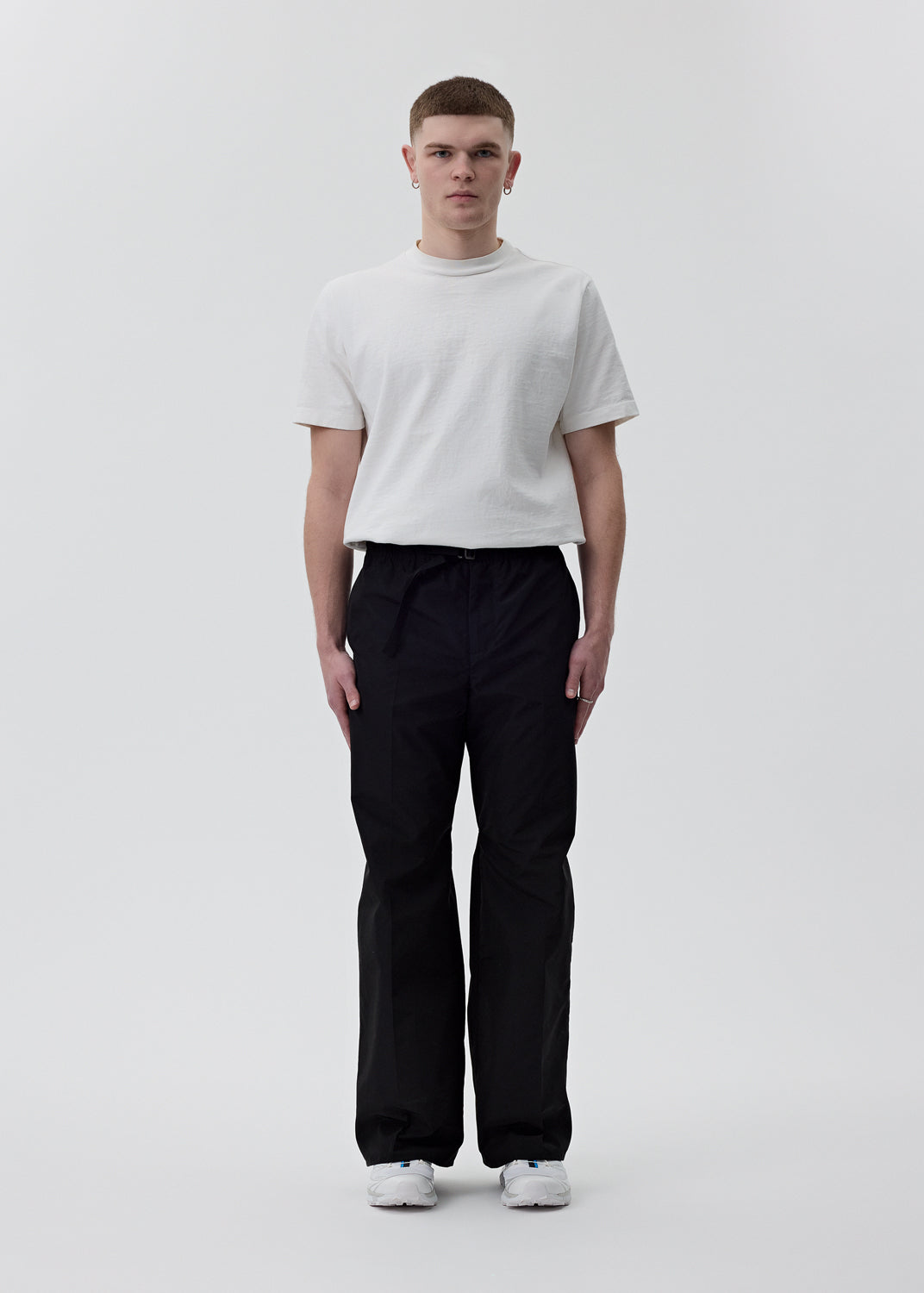 Black Grace Nylon Wander Trouser