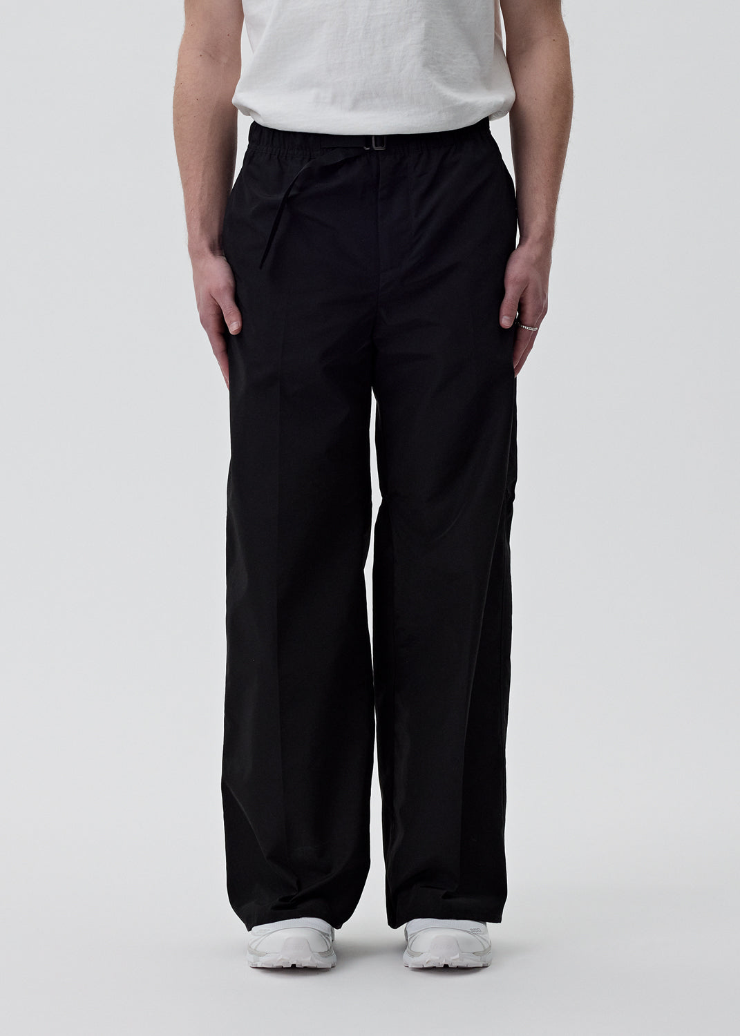 Black Grace Nylon Wander Trouser