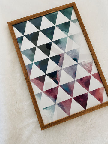 DIY Dimensional Geometric Wall Art