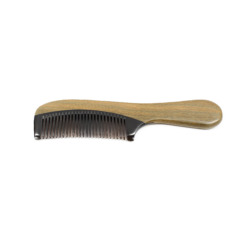 Sandalwood Comb With Ox Horn Teeth