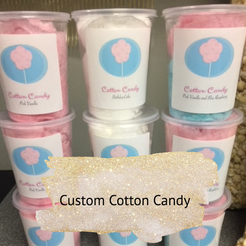 Custom Cotton Candy Party Favor