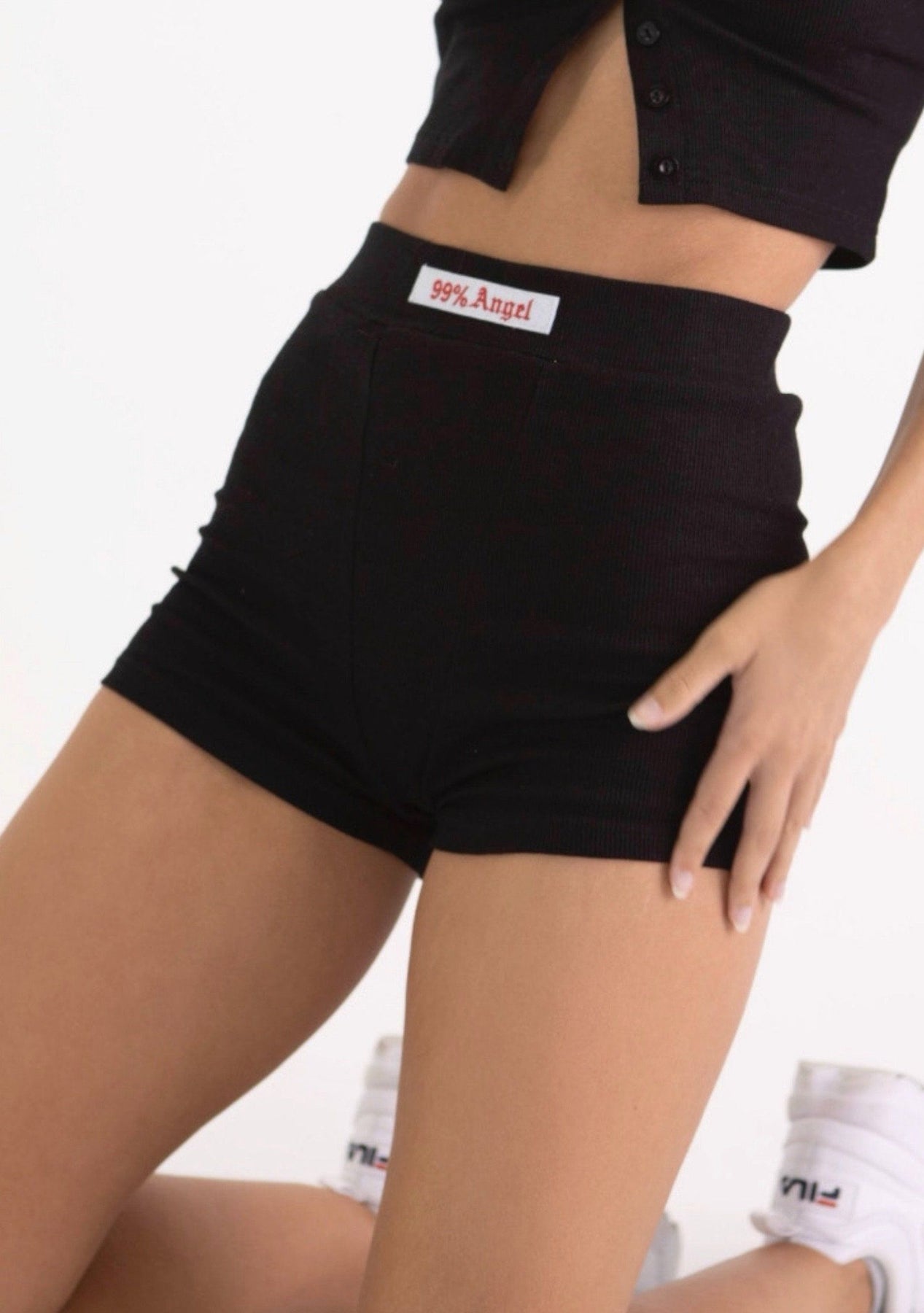 angel biker shorts