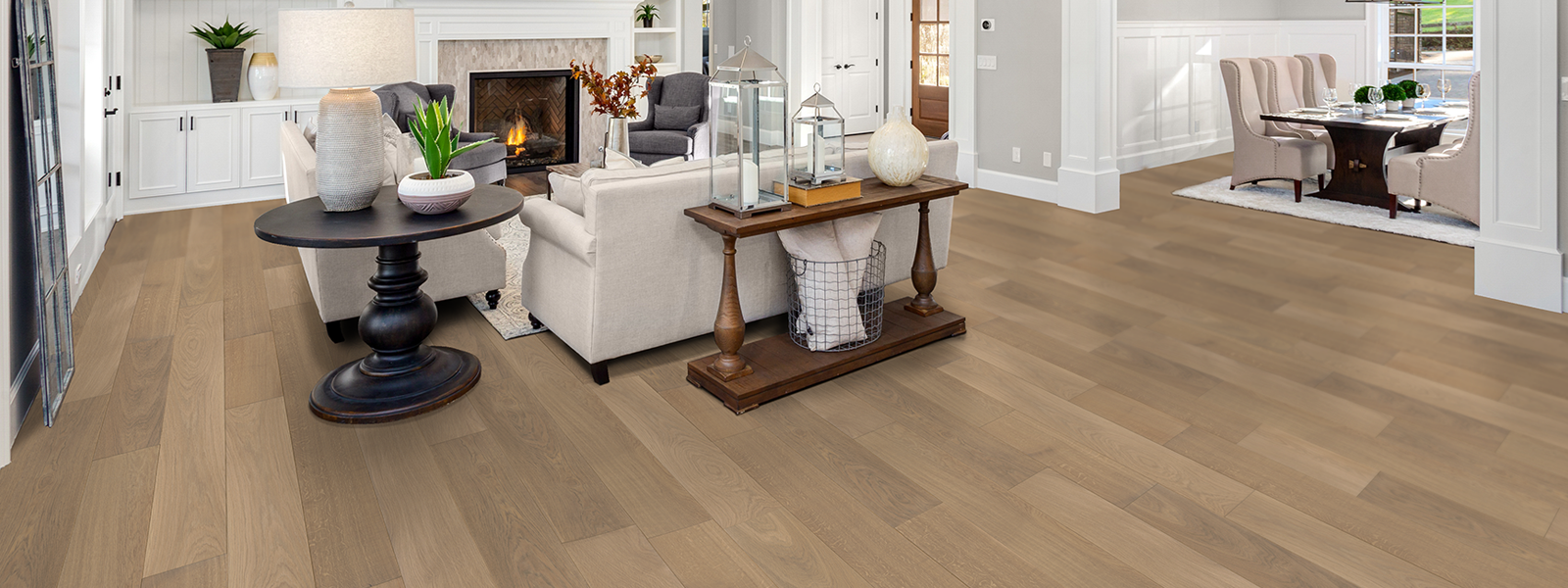 Wide Plank Engineered Hardwood Flooring In European Oak And Walnut