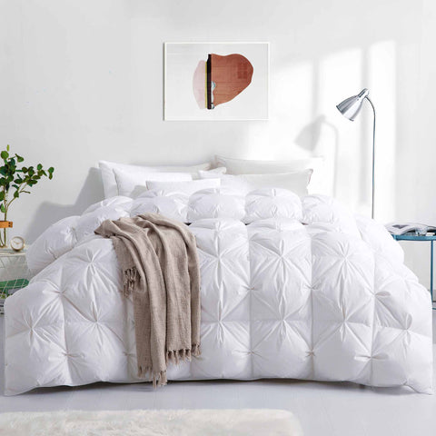 Puredown Luxury White Goose Down Comforter