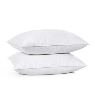 Puredown Goose Feathers and Down Pillow for Sleeping Gusseted Bed