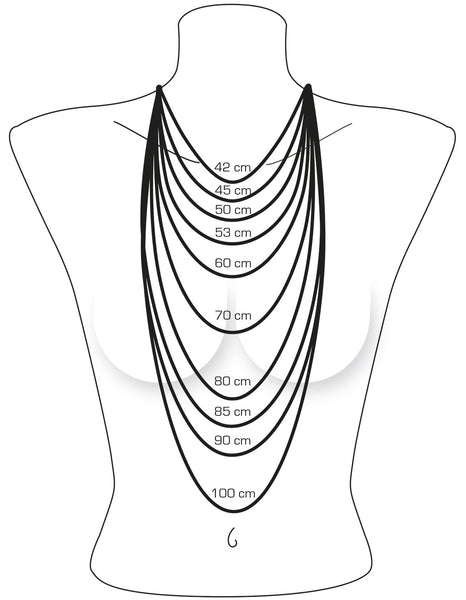Standard Chain Length For Necklace Store 52 Off Www Ingeniovirtual Com