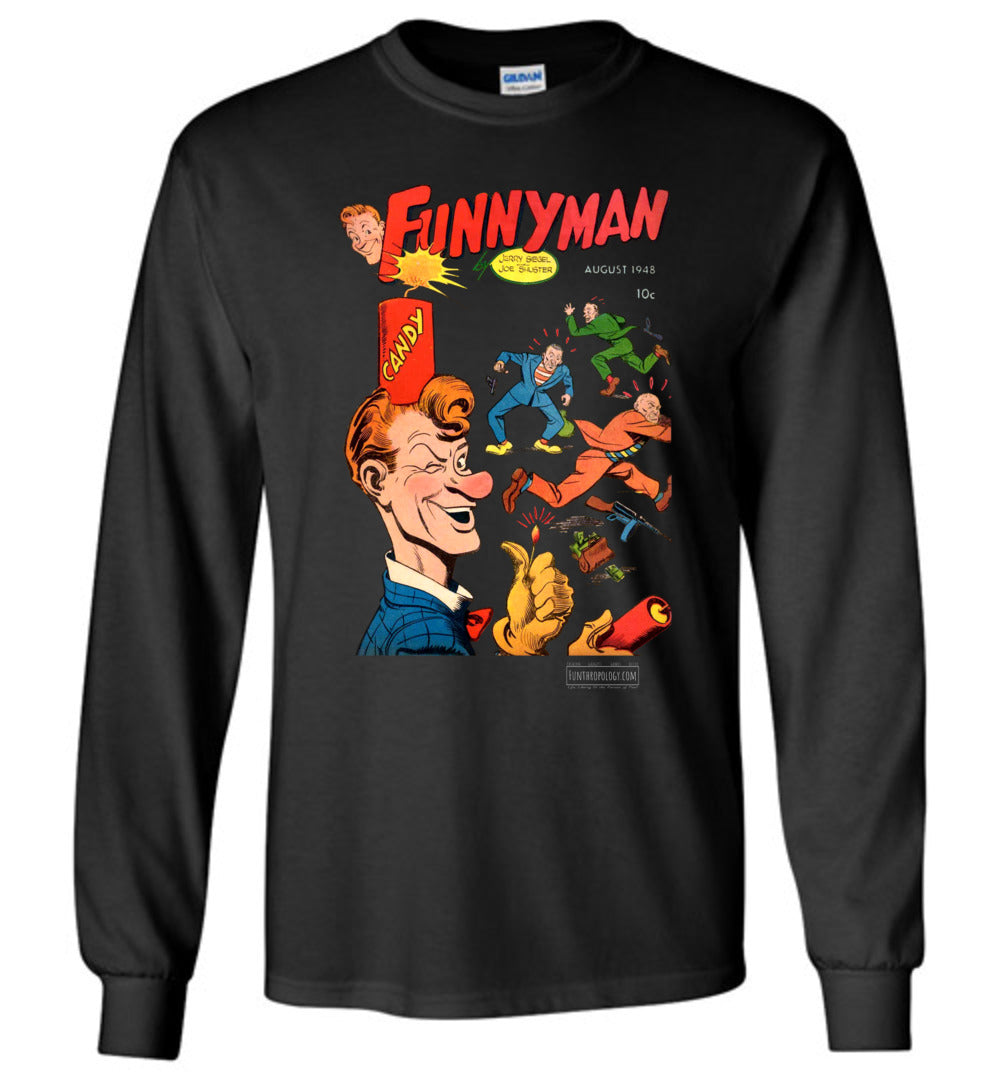 Funnyman No.6 Long Sleeve (Unisex, Dark Colors)