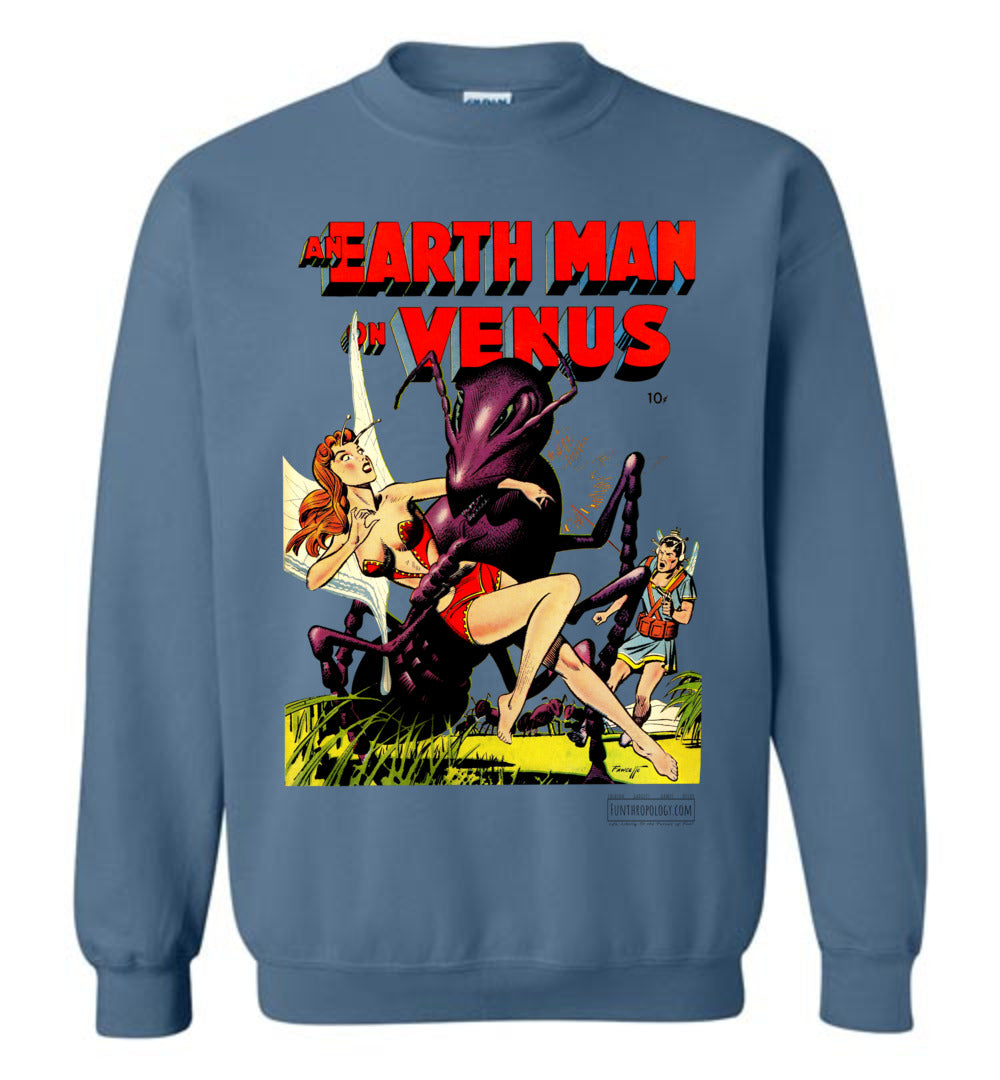 An Earth Man On Venus No.1 Sweatshirt (Unisex, Light Colors)